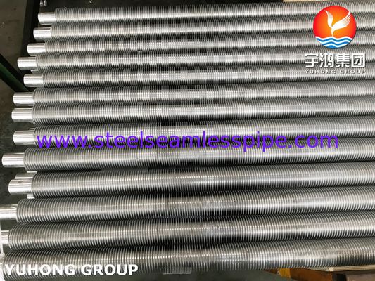 TP304 Stainless Steel Extruded Fin Tube Dengan Aluminium Fin Untuk Economizer