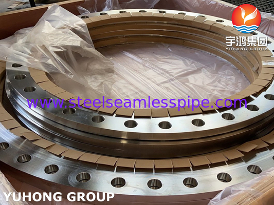 ASTM A240 F904L, UNS N08904, AWWA C207 Baja tahan karat Slip On Flange, permukaan datar