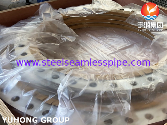 ASTM A240 F904L, UNS N08904, AWWA C207 Baja tahan karat Slip On Flange, permukaan datar