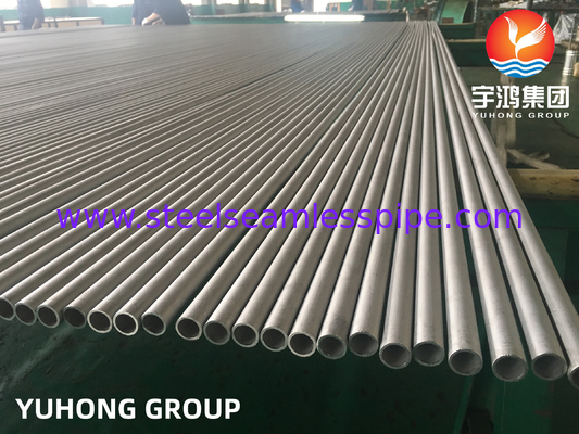 Tabung baja tahan karat berwarna terang TP304, TP347, TP316, TP316L, TP316Ti dengan Cold Press.