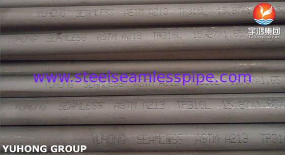 Pipa penukar panas Stainless Steel Seamless Pipa tahan lama acar Annealed Pipa untuk sistem pendinginan