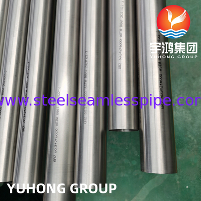 ASTM B861 Pipa Titanium Alloy Gr2 tanpa jahitan Pipa Titanium Alloy