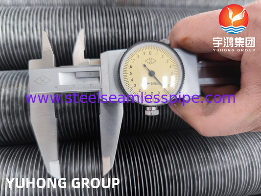 ASTM A179 Aluminium Carbon Steel Embedded Fin Tube Untuk Penukar Panas dan Sistem Pendingin