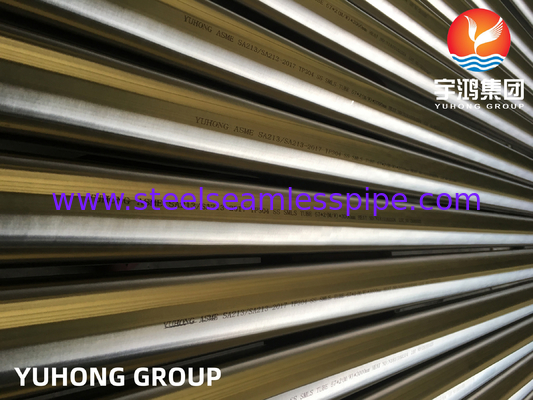 ASME SA213 ASTM A213 TP304 Tabung penukar panas stainless steel tanpa jahitan