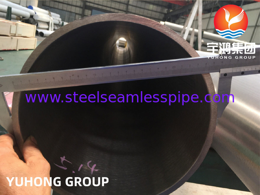 ASTM B165 UNS N04400 Pipa paduan nikel Monel 400 untuk aplikasi kimia dan industri