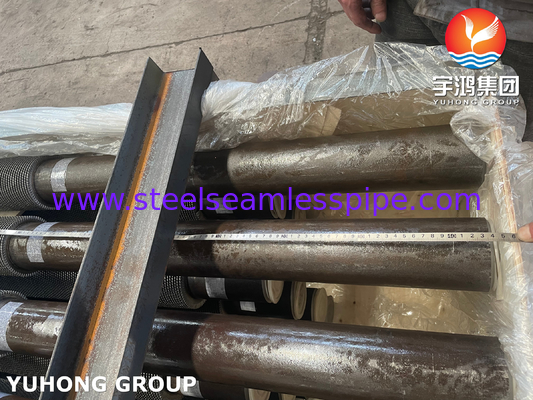 ASTM A335 Gr. P9 tabung baja paduan dengan sirip 11Cr, tabung sirip untuk tungku api