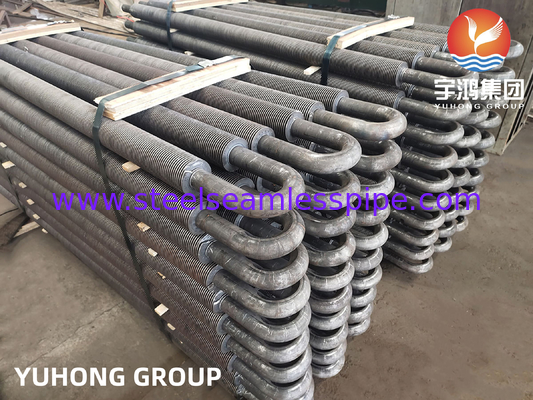 ASTM A179 AL Fin Extruded Finned U Tube Untuk Penukar Panas Dan Pengeringan