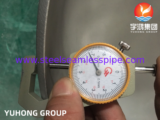 Fittings Butt Weld, ASTM A403 WP304-S cap ujung tanpa jahitan stainless steel, ASME B16.9