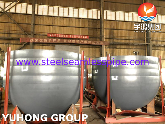 Tangki Gas Minyak Torispherical Dished Head Berakhir Untuk Tank Boiler Stainless steel Tank Head SS304 SS316 Pressure Vessel
