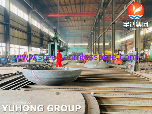 Tangki Gas Minyak Torispherical Dished Head Berakhir Untuk Tank Boiler Stainless steel Tank Head SS304 SS316 Pressure Vessel