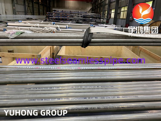 ASME SB622 N06022 Hastelloy C22 Nikel Alloy Steel Tube