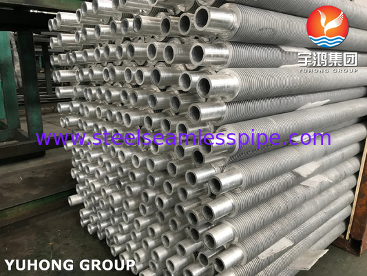 ASTM A312 ASME SA312 Stainless Steel Gombined Metal Extruded Fin Tube Untuk Penukar Panas