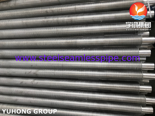 ASTM A312 ASME SA312 Stainless Steel Gombined Metal Extruded Fin Tube Untuk Penukar Panas