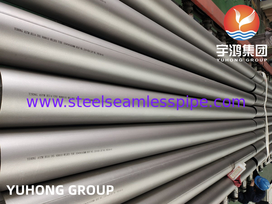 ASTM B514 Inconel 800H UNS N08800 Inconel Nikel Alloy Pipe Las untuk Pengolahan Gas