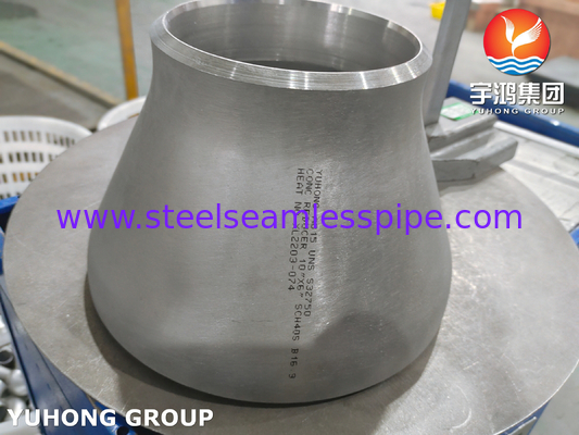 ASTM A815 UNS S32750 Perlengkapan Pipa Baja Super Duplex  2507 Reducer
