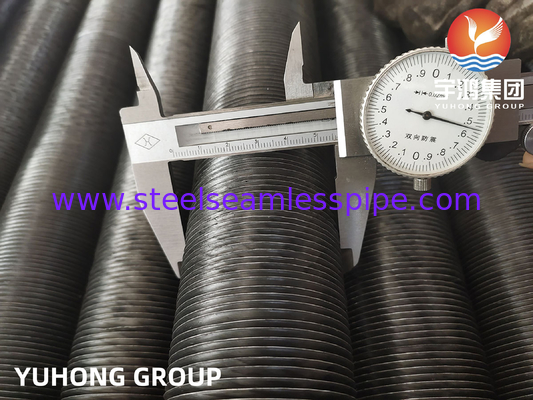 ASTM A179 Steel Carbon Seamless Extruded Fin Tube, Tubo Aletado Dengan Al Fin