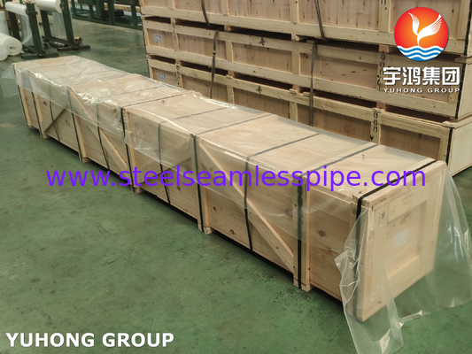 ASME SB111 CuZn20Al2 / CZ110 / UNS C68700 Aluminium Brass Seamless Tube