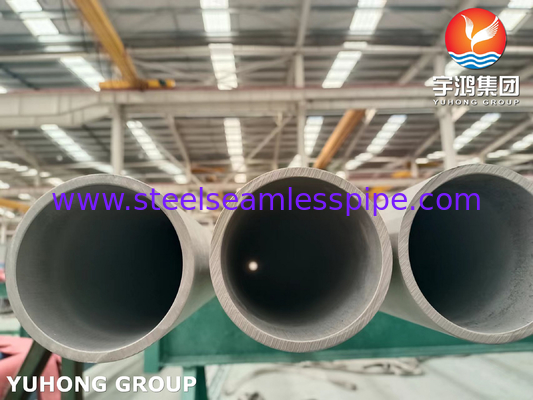 ASTM A790 S31803, S32750, S32205, S31254 Pipa baja dupleks untuk aplikasi industri