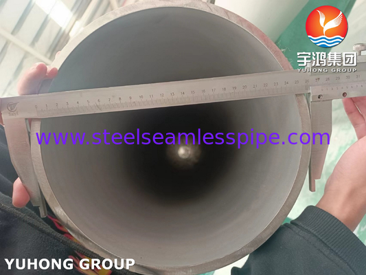 ASTM A790 S31803, S32750, S32205, S31254 Pipa baja dupleks untuk aplikasi industri
