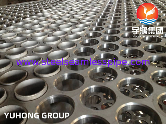 Lembar tabung lapis ASTM A266 Gr.2 Karbon dengan pelat tabung lapis stainless-