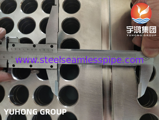 Lembar tabung lapis ASTM A266 Gr.2 Karbon dengan pelat tabung lapis stainless-
