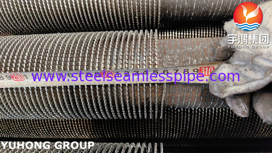 ASTM A335 Gr P9 Stainless Steel Alloy Serrated Fin Tube Untuk Tungku
