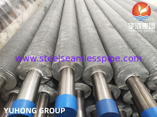 Stainless Steel Extruded Fined Tube SA249 TP304 Selded Tube dengan Aluminium Fin