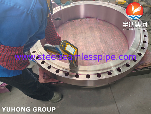 Flang baja tahan karat ASTM A182 F310, UNS S31000 Weld Neck RTJ Flange B16.5