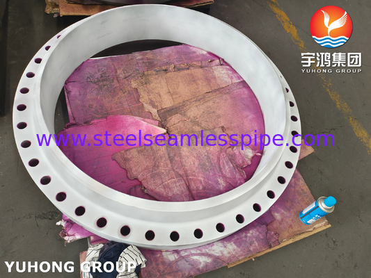 Flang baja tahan karat ASTM A182 F310, UNS S31000 Weld Neck RTJ Flange B16.5