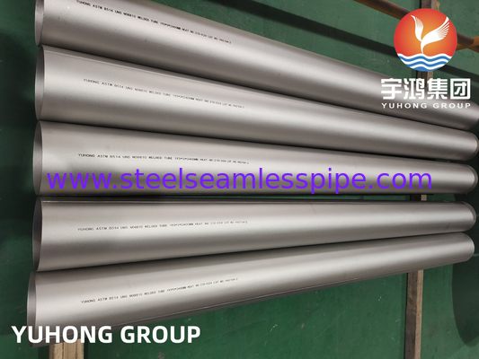 Baja paduan nikel ASTM B514 UNS N08810 Incolloy 800H tabung las