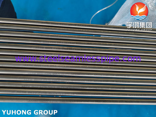 ASTM B622 UNS N10276 2.4819 Hastelloy C276 Tabung Pipa Paduan Nikel Seamless