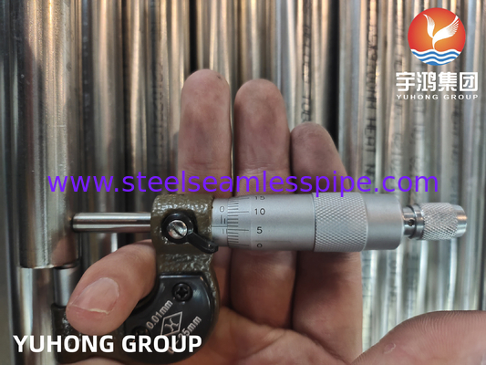 ASME SA249 TP304/304L 1.4301/1.4307 Tabung Las Anil Terang Baja Tahan Karat