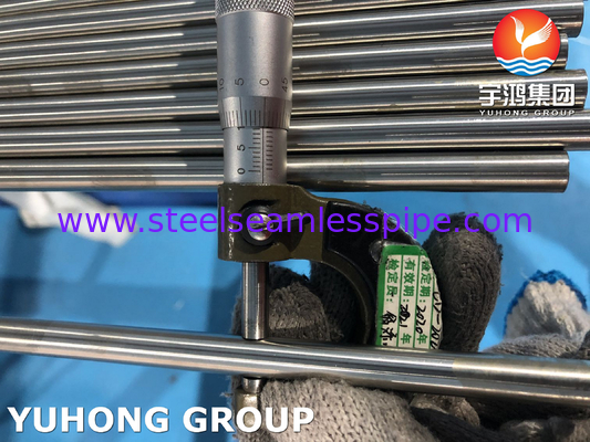 ASTM A270 TP316L Tabung Saniter SS Austenit Tanpa Jajar