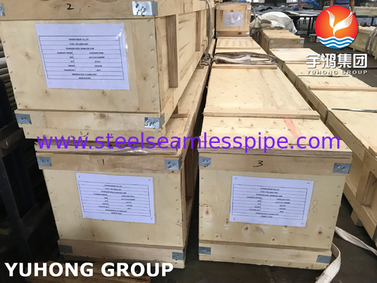 Tabung tanpa jahitan baja tahan karat ferritik martensitic A268 TP405 TP409 TP410 TP430 TP430Ti Aplikasi penukar panas