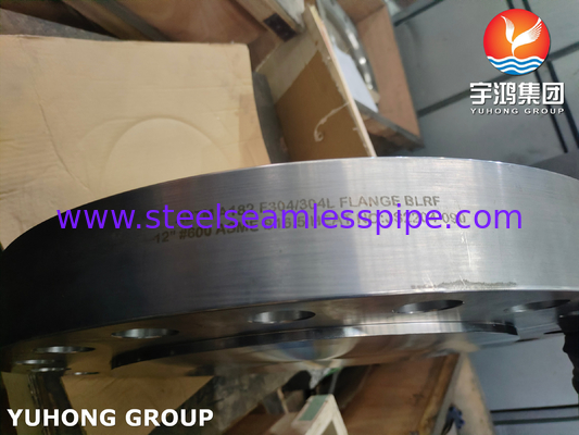 ASTM A182 F304/304L Blank B16.5 Flange yang Dipalsukan