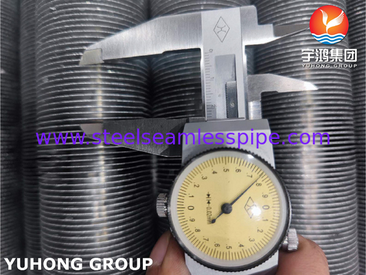 ASTM B163 Incoloy 825 Nikel Alloy Steel Fin Tube Tipe G Fin untuk Superheater