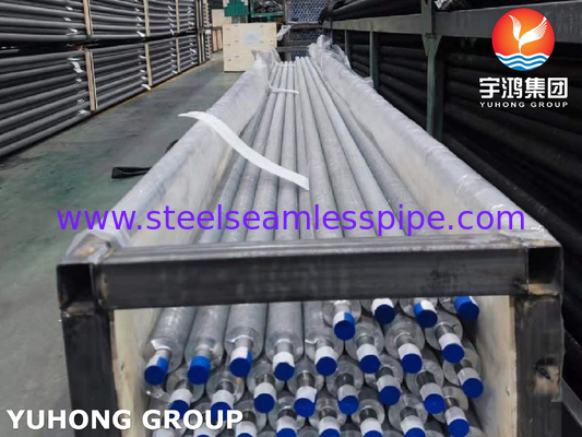 ASTM B163 Incoloy 825 Nikel Alloy Steel Fin Tube Tipe G Fin untuk Superheater