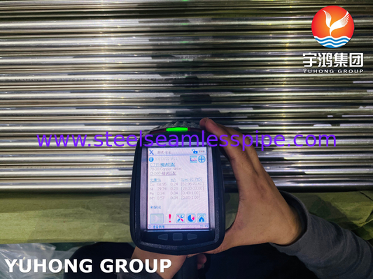 ASTM B111 C71500 CuNi 70% 30% Tembaga Nikel tabung penukar panas tanpa jahitan