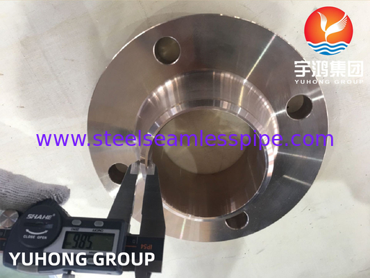 ASTM B151 C70600 Tembaga Nikel Alloy Forged Flange Weldneck Raised Face B16.5 untuk Pipeline
