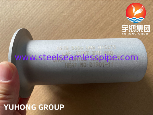 Lap Joint Stub End Hastelloy B3 Nikel Alloy Buttweld Fitting ASTM B366 UNS N10675