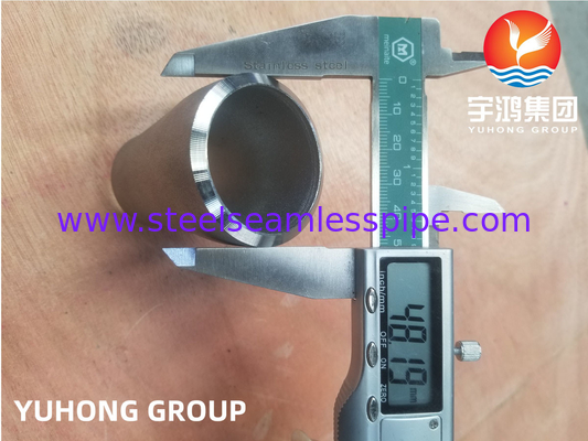 ASTM B366 Inconel 600 / UNS N06600 Fitting Buttweld Pemecil Konsentris Nickel Alloy