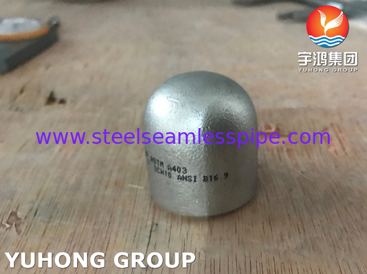 ASTM A403 WP304L 1.4307 End Cap Buttweld Fitting dari stainless steel