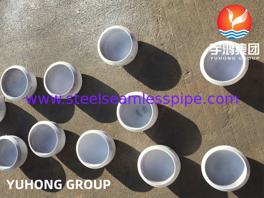 ASTM B366 Inconel 625 / UNS N06625 Fitting Buttweld Baja Paduan Nikel Tutup Ujung