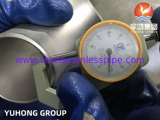 ASTM A815 WP-S UNS S32750 S32760 Elbow 90DEG LR 2'' SCH10S pipa gas dan minyak, uap udara gas minyak bumi air B16.9