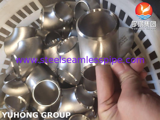 ASTM A815 WP-S UNS S32750 S32760 Elbow 90DEG LR 2'' SCH10S pipa gas dan minyak, uap udara gas minyak bumi air B16.9