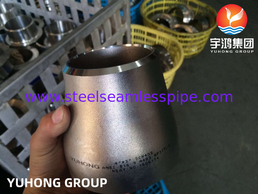 ASTM A403 WP317L Reduktor Konsentris Fitting Buttweld Tanpa Jajar B16.9