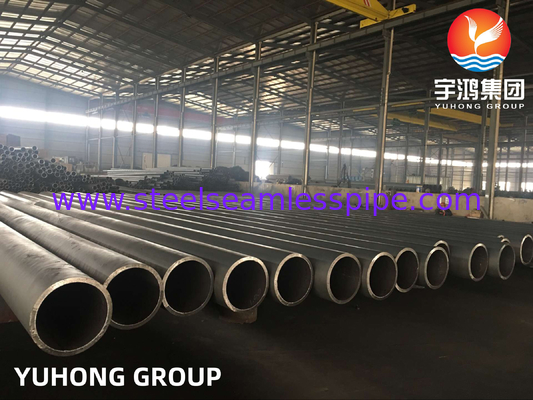 Pipa tanpa jahitan baja paduan ASTM A335, ASME SA335 P5 P9 P11 P12 P22 P91 P92 Untuk pembangkit listrik tenaga, fluida boiler, tenaga panas