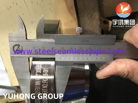 ASTM A182 F51 Duplex Steel Forged Weldneck Flange RF B16.5 Untuk Minyak dan Gas
