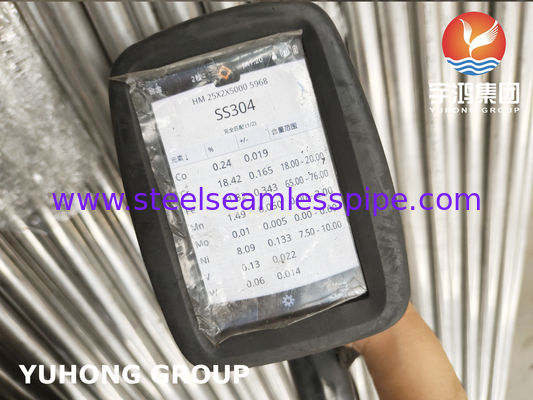 ASTM A213 TP304 Stainless Steel Seamless U Bend Tube dengan Bright Annealed Finish dan Radius Bend Disesuaikan