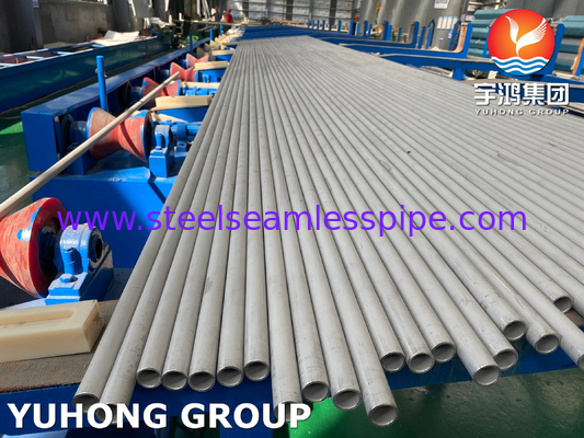 ASTM A213 TP321 1.4541 S32100 Stainless Steel Heat Exchanger Tube Ditarik Dingin